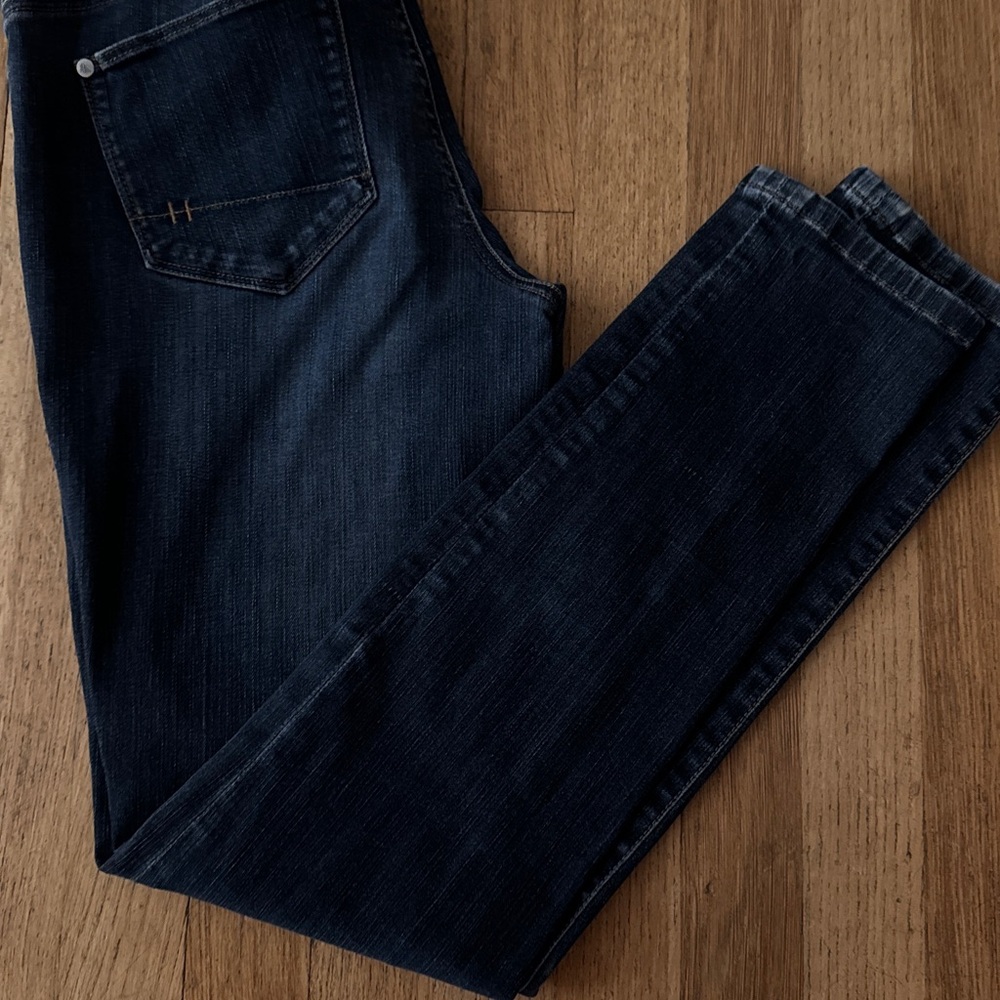 LL bean Dark Blue Denim skinny Jeans. Sz 6